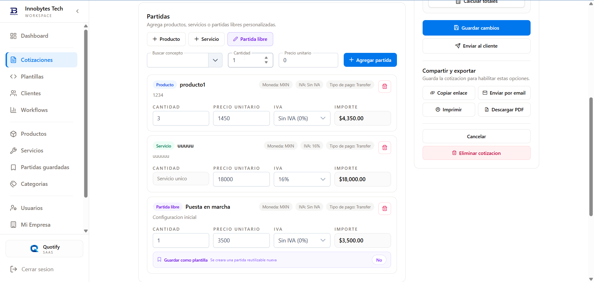 Cotiva - Vista 4 de la aplicación